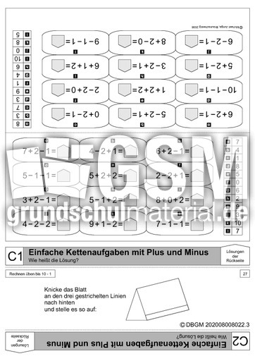 14 Rechnen üben 10-1 - Kartei - Kettenaufgaben.pdf